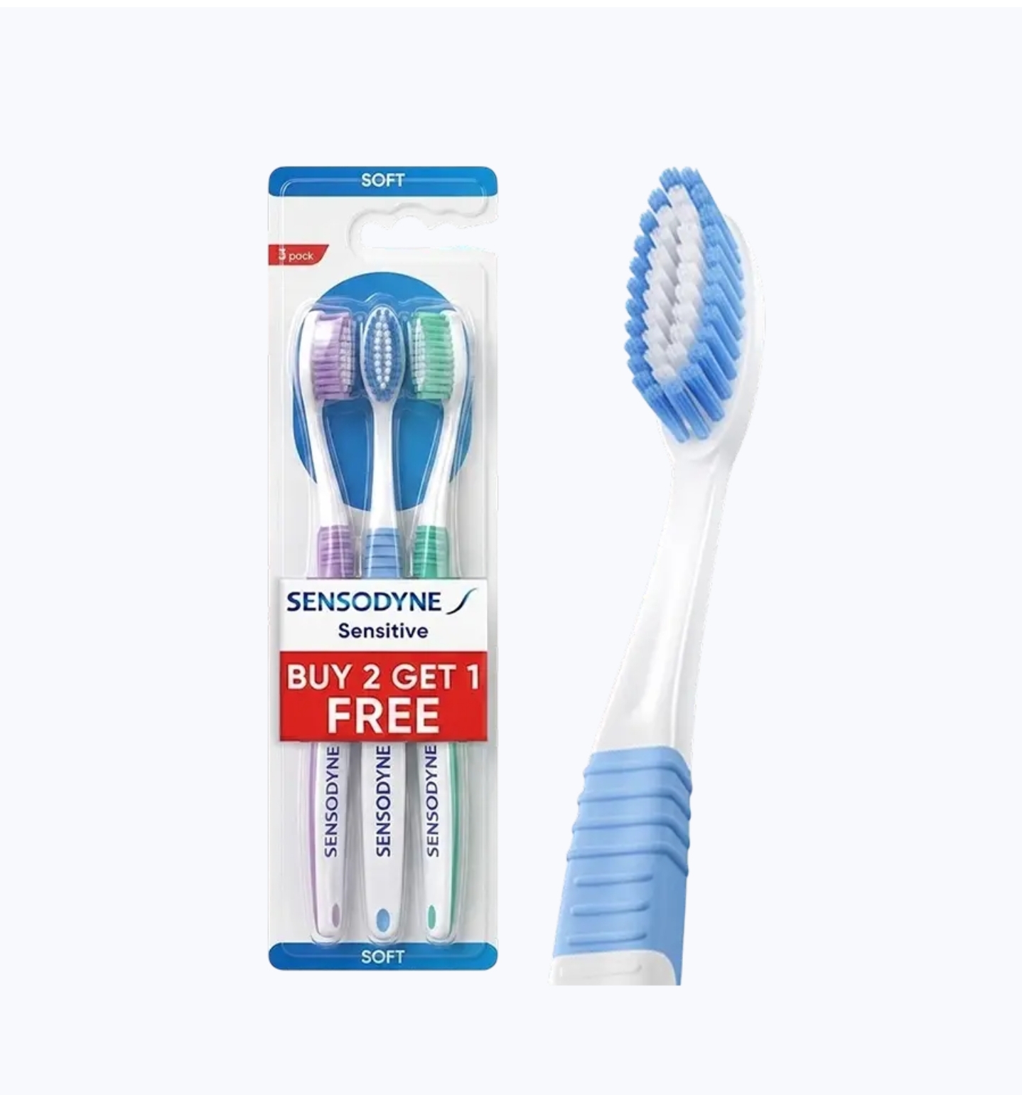 Sensodyne Sensitive Soft Toothbrush Buy 2 Get 1 Free