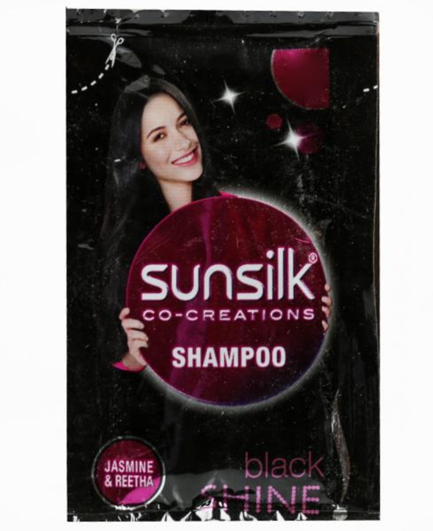 Sunsilk Stunning Black Shine Shampoo, 6ml , 30 no's